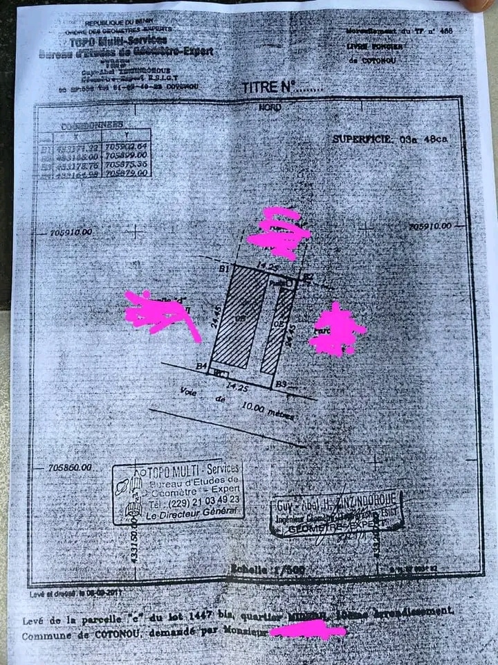 A vendre Parcelle à vedoko Zezoume